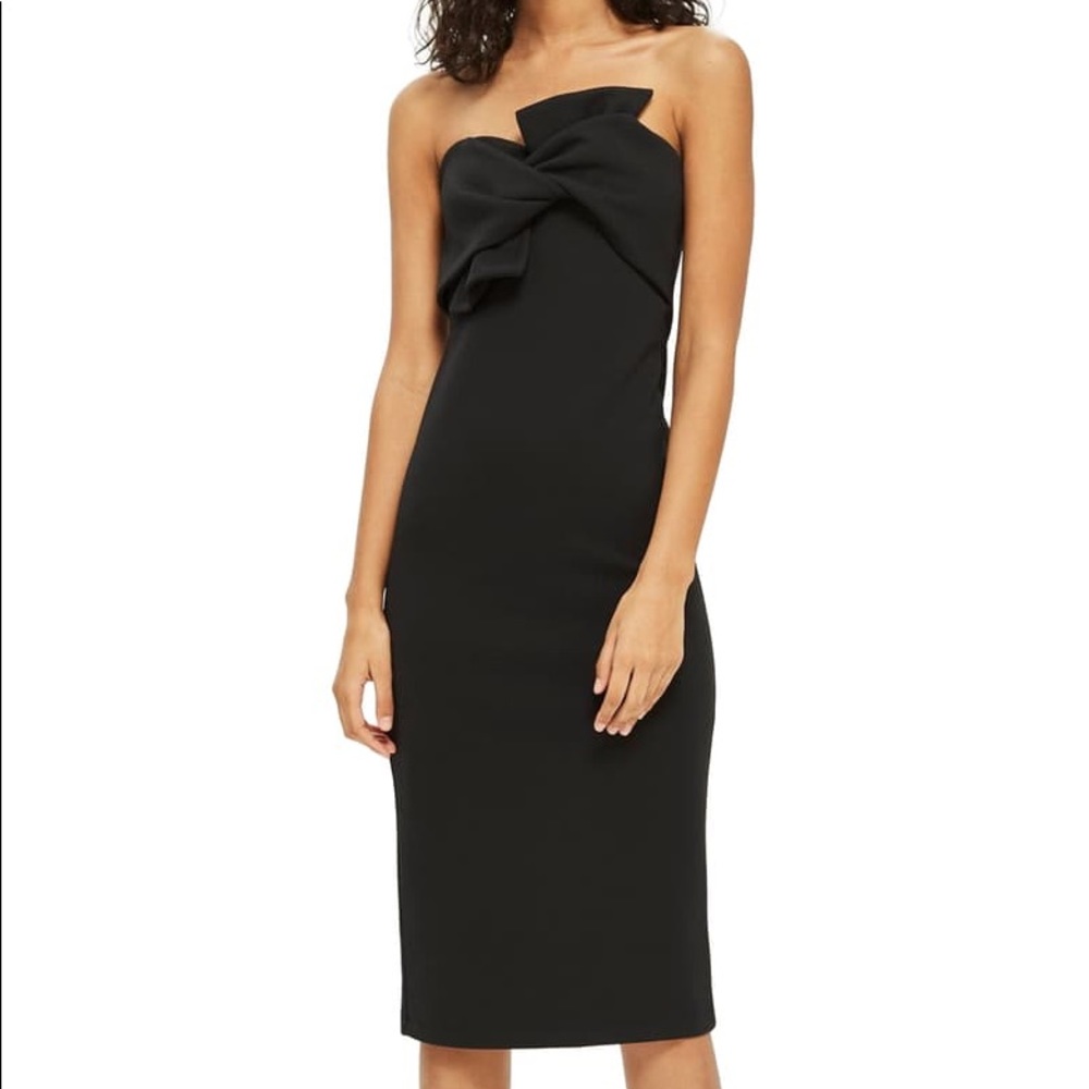 Topshop Strapless Bow Dress - Never worn!